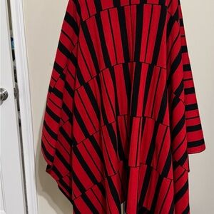 Salvatore Ferragamo Red and Black Knitwear